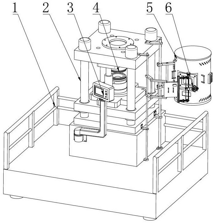一種基于杯突試驗(yàn)高溫加熱轉(zhuǎn)移的一體化裝置