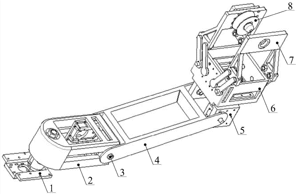 基于舵機驅動的高壓輸電巡線及作業機器人手臂