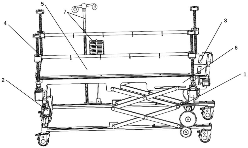 一種插入式醫用病人轉運裝置