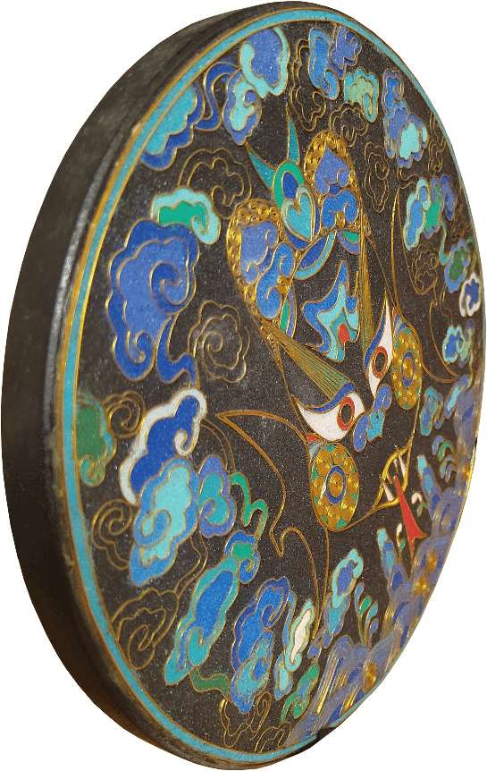 擺件（景泰藍掐絲生肖蛇）