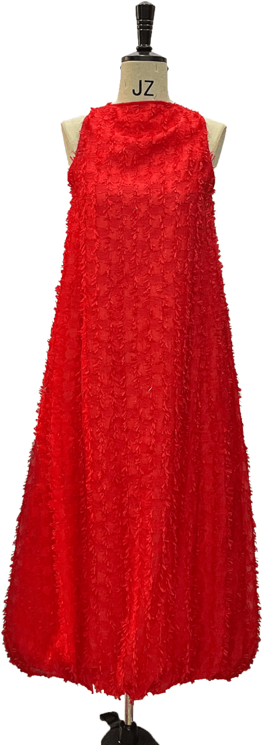 無袖長裙（船領花苞裙）