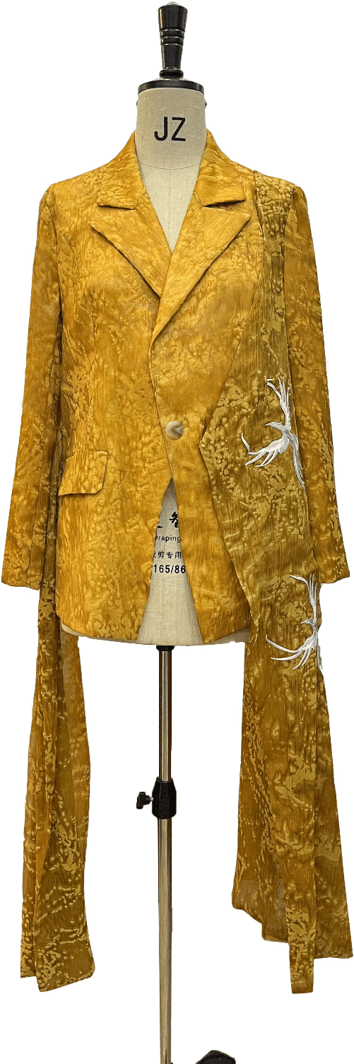 外套（不對稱式單扣國風）