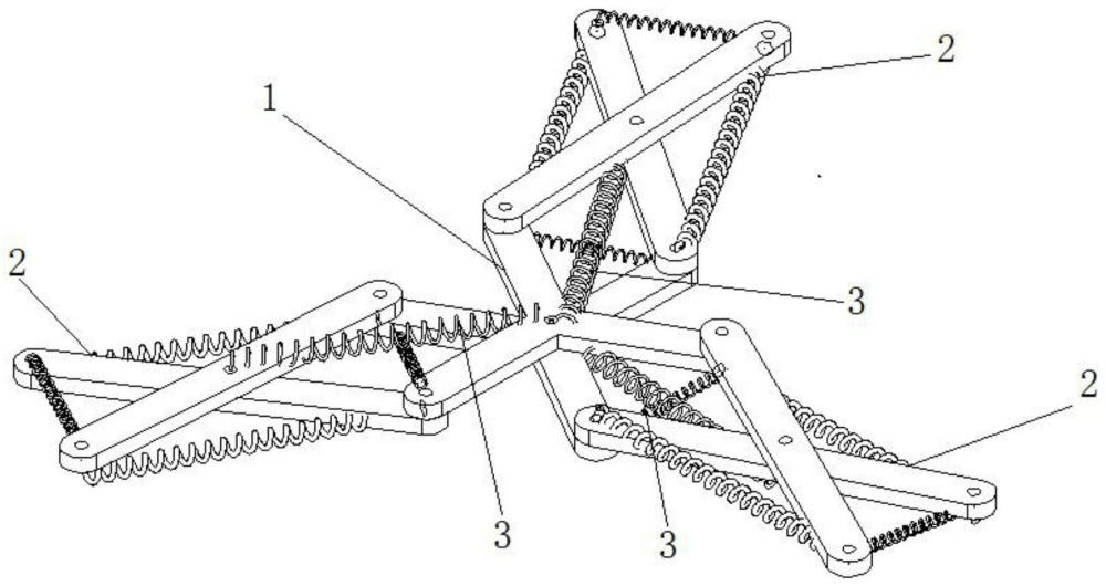 一種基于張拉結構的負泊松比超材料胞元結構