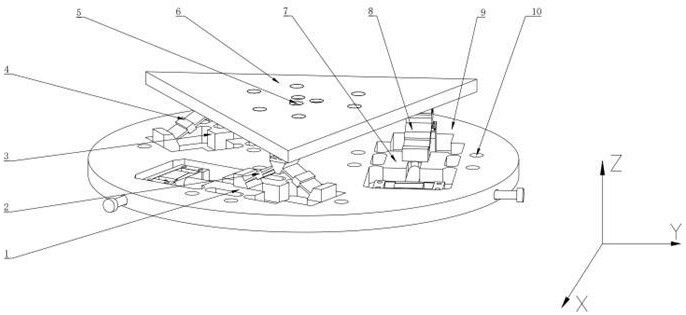 一種壓電驅動的旋轉三維微動平臺