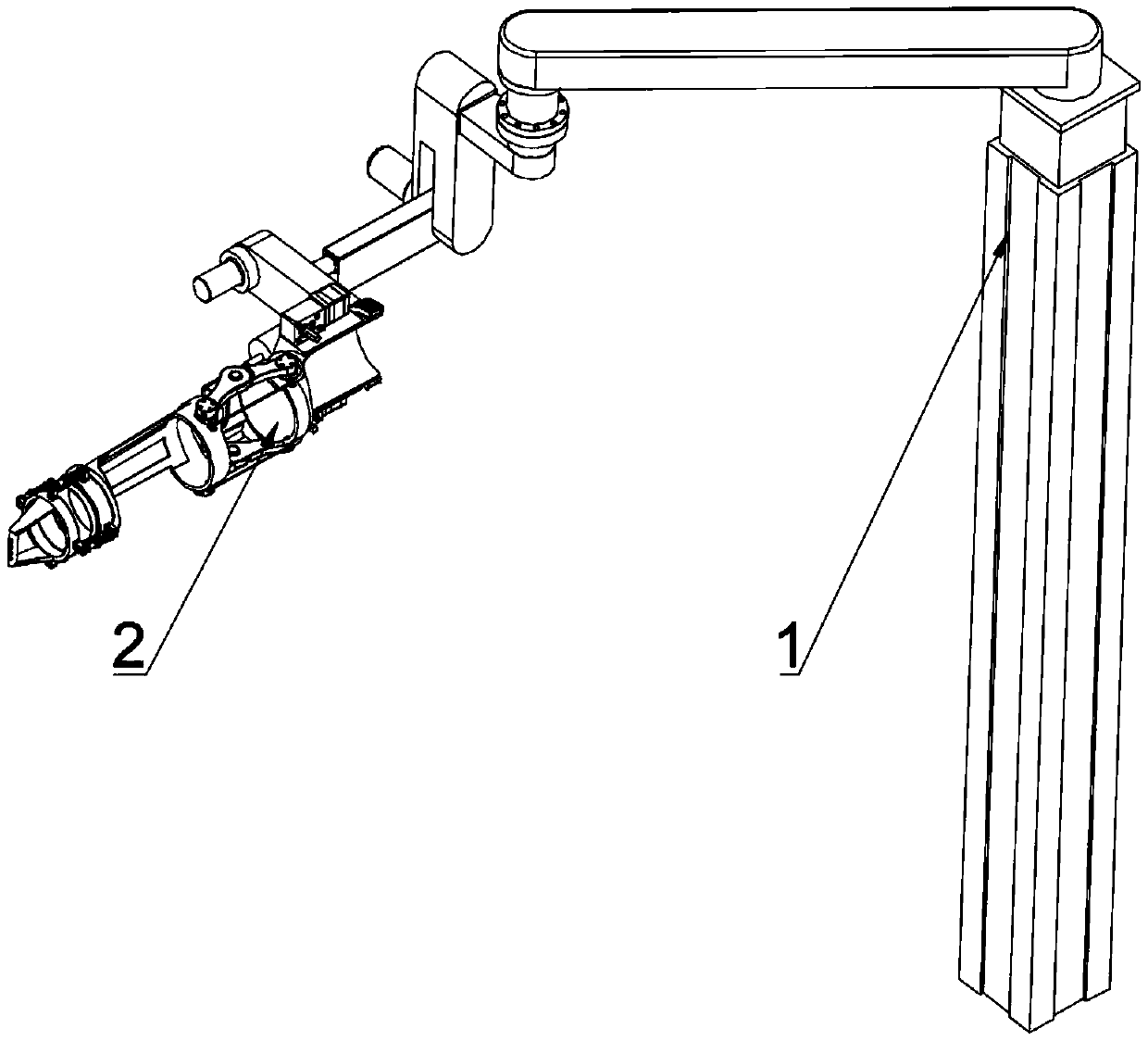 一種六自由度可穿戴柔性繩驅外骨骼式上肢康復訓練機器人